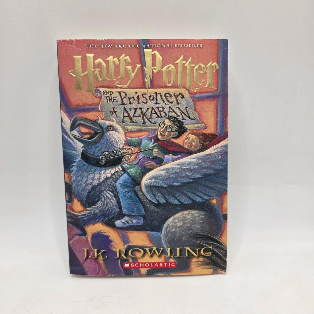 Harry Potter Prisoner of Azkaban JK Rowling Paperback 2001 First Printing Book 3